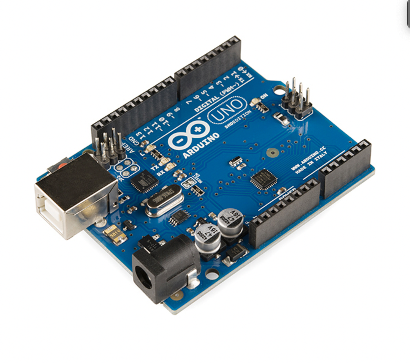 Photo of Arduino microcontroller