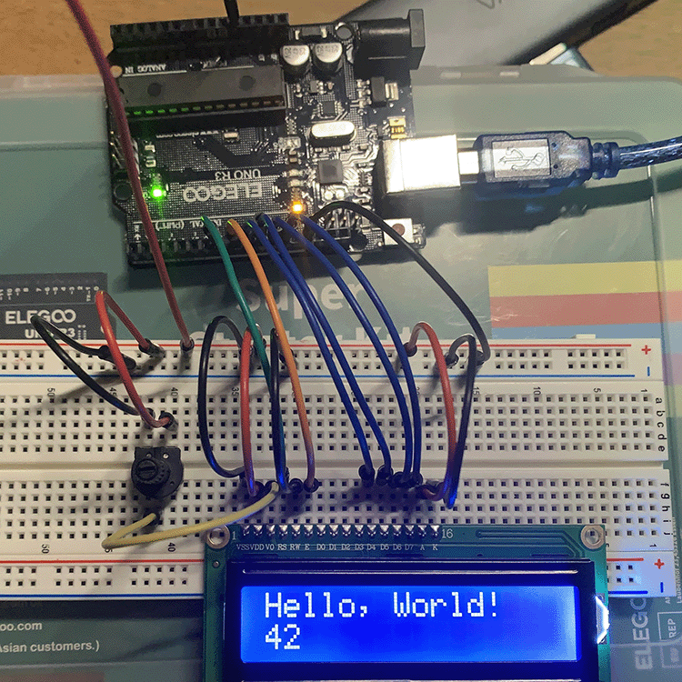 LCD Display: Hello World!